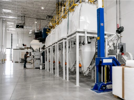 Srinath High Capacity Industrial Batch Weighing Assembly Line